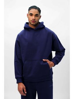 Bonkers Corner - Navy Blue Wear A Hug Oversized Hoodie