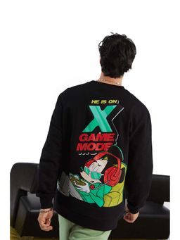 Bonkers Corner - Black X Game Mode Oversized Sweatshirt