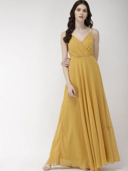 Twenty Dresses by Nykaa Fashion - Yellow At The Edge Of The Desire Gown