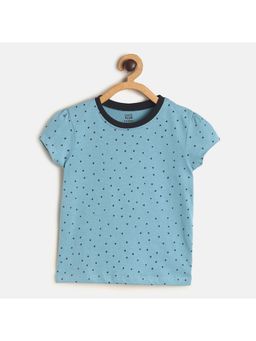 MINI KLUB - Kids Girls Blue Knit Top