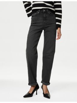 Marks & Spencer - Black Boyfriend Ankle Grazer Jeans