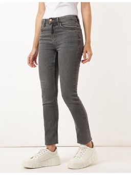 Marks & Spencer - Grey Slim Fit Cotton Blend Jeans