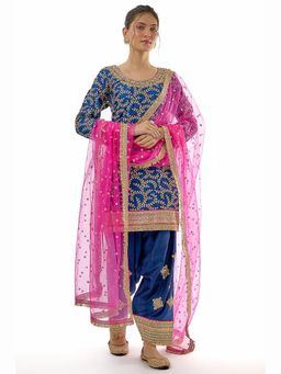 Gopi Vaid - Blue Surbhi Kurta Salwar and Dupatta