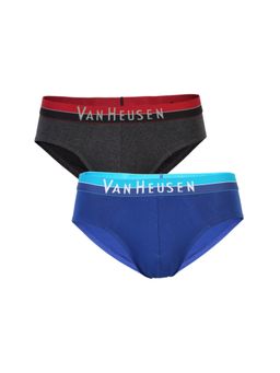 Van Heusen Innerwear - Men Pack of 2 Antibacterial & Colour Fresh Briefs - Multicolour