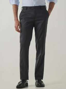 Reid & Taylor - Grey Formal Solid Trouser
