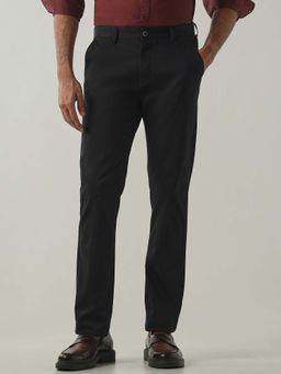 Reid & Taylor - Black Formal Solid Chinos