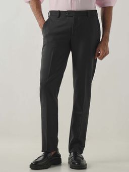 Reid & Taylor - Black Formal Solid Trouser