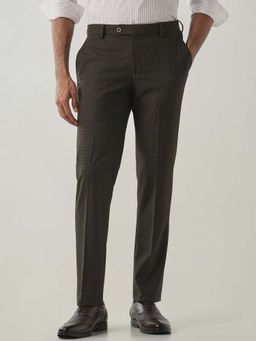 Reid & Taylor - Olive Formal Solid Trouser