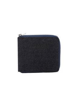 Misfit Panda - Denim Vegan Zipline Wallet