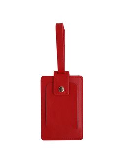 Misfit Panda - Voyager Banana Fibre Red Luggage Tag