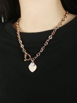 Yellow Chimes - Gold-Plated Necklace