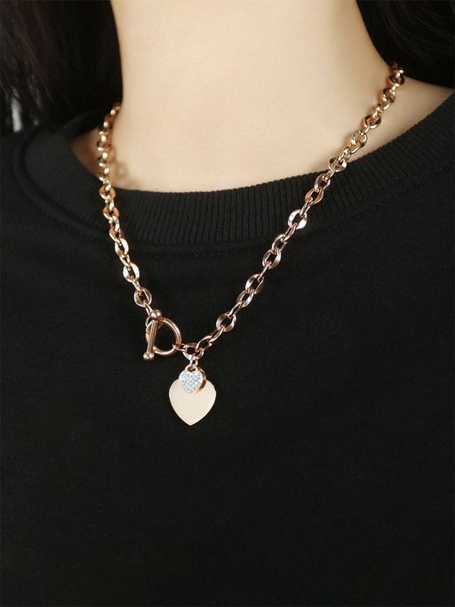 Yellow Chimes Gold-Plated Necklace