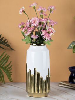 Voncasa - Ceramic Vase in Color - White
