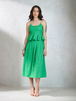 Virgio - Pleated Co-Ord (Set of 2)