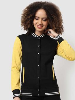 Campus Sutra - Womens Cotton Varsity Jacket