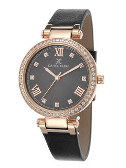 Daniel Klein - Analog Black Dial Women's Watch-DK.1.12402-5