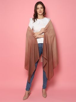 Modarta By Kamakshi - Brown Ombre Pure Pashmina Online Multi Shaded Stole, Shawls For Dresses