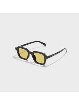 SAM AND MARSHALL - Unisex Vanta 400UV Protection Square Yellow Sunglasses