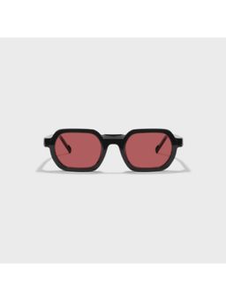 SAM AND MARSHALL - Unisex Velar 400UV Protection Square Maroon Sunglasses