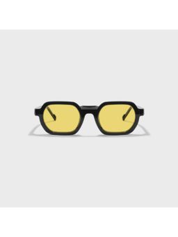 SAM AND MARSHALL - Unisex Velar 400UV Protection Square Yellow Sunglasses