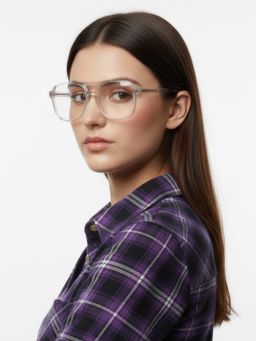 HASHTAG EYEWEAR - UV Protected Transparent Computer Glasses for Women (53)