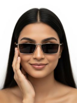 HASHTAG EYEWEAR - UV Protected Black Photochromic Sunglasses for Women (48)