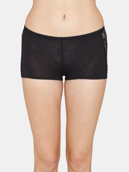 Zivame - Low Rise Full Coverage Boyshort - Anthracite