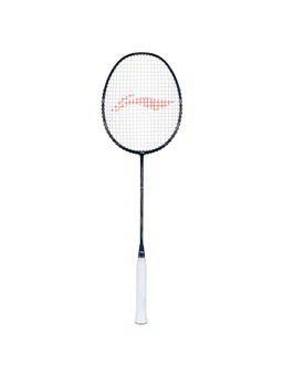 Li-Ning - Turbo Charging Z Boost Strung Badminton Racquet (Blue, Grey 83 g)