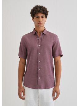 Banana Club - Batiste Purple Linen Shirt