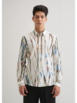 Banana Club - Multi-Color Abstract Brushstroke Shirt