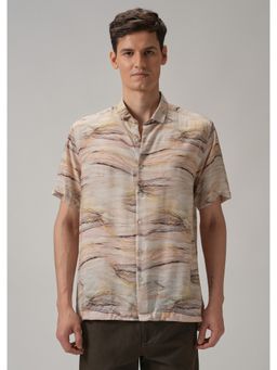 Banana Club - Multi-Color Marble Wash Printed Shirt