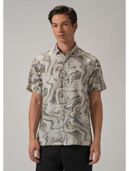 Banana Club - Multi-Color Marble Mirage Printed Shirt