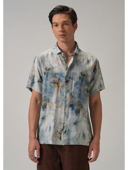 Banana Club - Blue Mystic Mist Printed Shirt