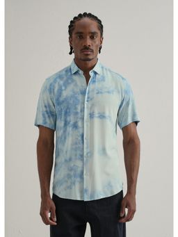 Banana Club - Blue Ocean Tie Dye Half Sleeve Shirt
