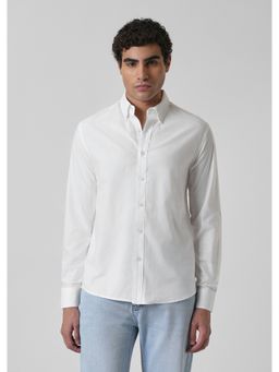 Banana Club - Breeze White Plain Oxford Shirt