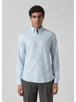 Banana Club - Light Cobalt Blue Plain Oxford Shirt