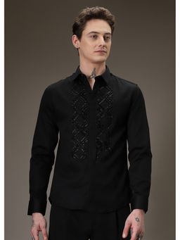 Banana Club - Beadazzleclub Black Designer Shirt