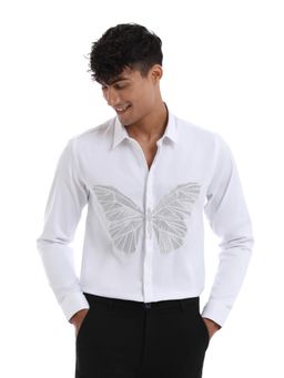 Banana Club - Flappers Mist White Designer Shirt