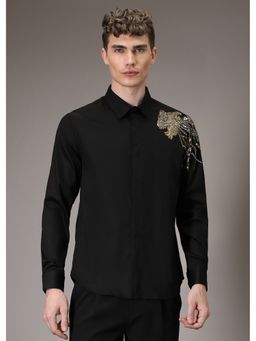 Banana Club - Lion Luxe Black Sequenced Shirt