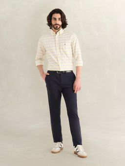 GANT - Men Yellow Checked Shirt