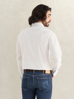 GANT - Men White Striped Shirt