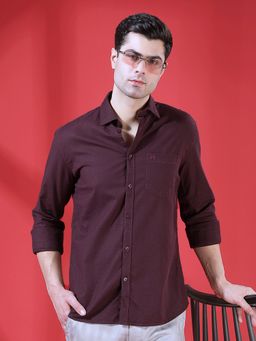 CRIMSOUNE CLUB - Men Wine Shirt