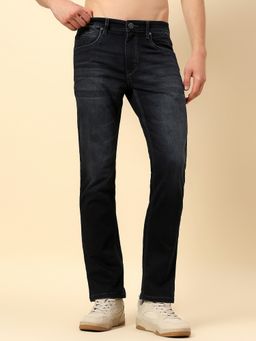 Cantabil - Casual Blue Denim for Men Breathable and Soft Color Fastness Regular Jeans