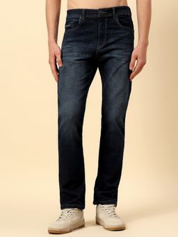Cantabil - Casual Denim for Men Breathable and Soft Color Fastness Regular Blue Jeans