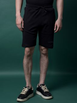 CRIMSOUNE CLUB - Men Black Pure Cotton Shorts