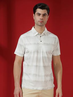CRIMSOUNE CLUB - Men White Classic Polo T-Shirt