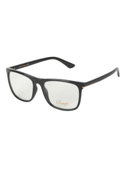 Vintage - Unisex Wayfarer Regular Lens Black Frame (57)