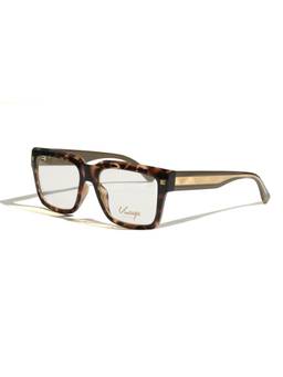 Vintage - Unisex Wayfarer Regular Lens Brown Frame (55)