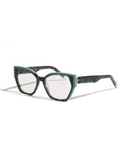 Vintage - Women Butterfly Regular Lens Blue Frame (55)
