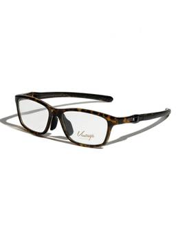 Vintage - Unisex Rectangle Regular Lens Grey Frame (54)